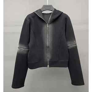 100% coton matériel hommes lavage à l'acide sweats à capuche entièrement personnalisés en différentes tailles broderie personnalisée Logo marque sweats à capuche pour hommes - Product Image 2