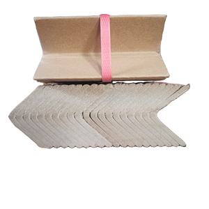 Conception personnalisée d'étiquette en papier kraft ondulé à 90 degrés protecteur de livre étanche à haute résistance avec coin de style serrure à faible quantité minimale de commande - Product Image 3