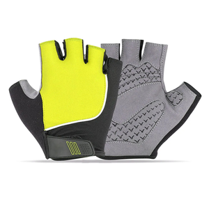 Gants demi-doigts personnalisés pour hommes Gants de vélo de montagne antichoc et respirant Gants de vélo de montagne Gants de cyclisme unisexes de sport - Product Image 1