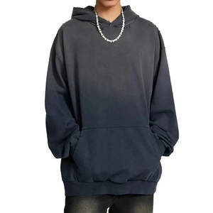 2025 logotipo personalizado diseño de moda sudaderas con capucha lavadas con ácido para Hombres estilo Vintage ropa de calle alta 100% sudaderas con capucha de algodón de alta calidad para hombres - Product Image 4