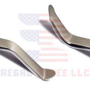 Farabuef Manual Retractor de tejido de doble extremo 12cm Juego de 2 piezas para cirugía general Instrumentos ortopédicos veterinarios - Product Image 3