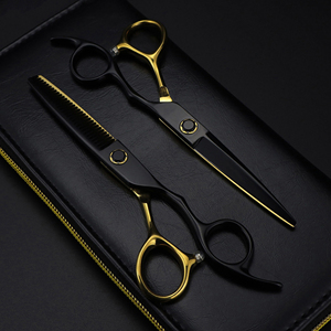 QNQ, la mejor venta, tijeras de peluquero con mango, punta de hoja afilada, salón de peluquería, instrumentos de belleza para cortar y adelgazar el cabello - Product Image 6