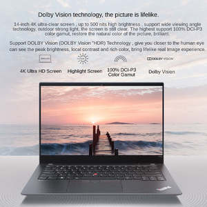 L e n o V o Think Pad T14S 16GB DDR4 512GB SSD 1080P 14 pulgadas Win10 Ingeniero de negocios Computadora Oficina Laptop - Product Image 3