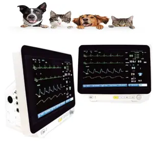 动物宠物医院监护工作站兽医多参数多功能双通道IBP心电监护仪VM14PRO