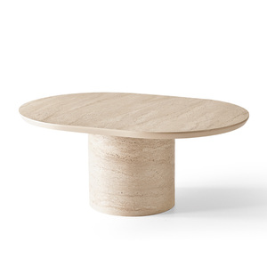 Juego de Comedor de 4 Piezas con Respaldo Sólido, Diseño Moderno y Elegante, Acabado Travertino, MDF Duradero, Color Marfil, Muebles de Calidad de Exportación - Product Image 5