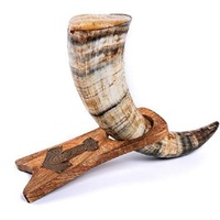 Corne à boire viking artisanale polie 100 % naturelle style animal pour la bière, pas chère, par AALIYAN IMPEX
