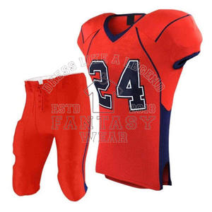 FANTASY WEAR 2026 – Ensemble d'uniformes de football américain de haute qualité à bas prix, 100 % polyester, certifié CE ISO - Product Image 1