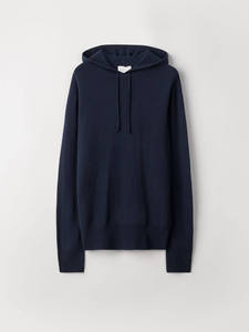 Sudadera con capucha de doble capa de forro polar pesado personalizada con logotipo de invierno para hombre, Sudadera con capucha de talla grande teñida lisa - Product Image 5