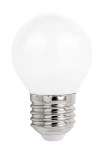 Lampada sferica in cristallo LED opaca E27 4W 4000K 410Lm (Spectrum WOJ+14337) - Product Image 2