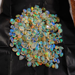 ด้านโอปอลเอธิโอเปียธรรมชาติตัดโอปอลไฟเต็มอัญมณีหลวมสำหรับทำเครื่องประดับอัญมณีอัญมณีอัญมณีหลวม - Product Image 3