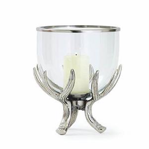 Bougeoir blanc de conception attrayante fait de bougeoir en métal en gros accessoires d'éclairage de mariage bougeoir à vendre - Product Image 3