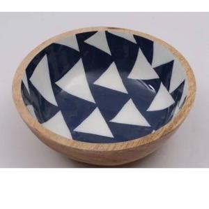 Tazón para Servir Desayuno, Catering y Restaurantes, Tazón para Sopa, Diseño Interior Moderno, Tazón de Madera con Acabado Impreso para Frutas - Product Image 3