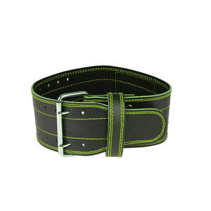 High Quality Customized Cowhide Leather <b>Belt</b> Double Prong Power <b>Lifting</b> Gym <b>Belts</b> Wholesale <b>for</b> Men and <b>Women</b> Stitch Color - Product Image 2