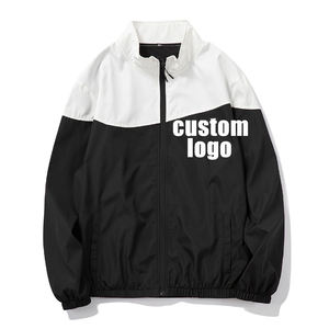 เสื้อแจ็คเก็ตกันลมมีซิปสำหรับผู้ชายฤดูใบไม้ร่วงและฤดูหนาวโลโก้ออกแบบได้ตามต้องการ - Product Image 6