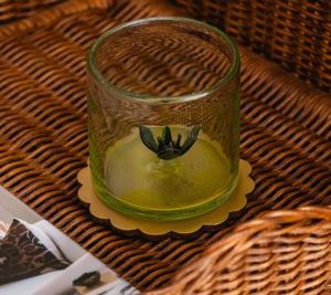 <b>Set</b> of Four Elegant Artisan Craft Eco-Friendly Modern Round Brass <b>Coasters</b> <b>with</b> <b>Holder</b> Mats & Pads - Product Image 4