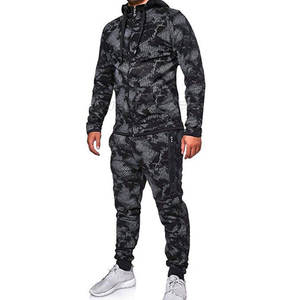 Nueva llegada superventas de moda Slim Fit hombres chándal ropa de entrenamiento cómodo cremallera hombres chándal - Product Image 2