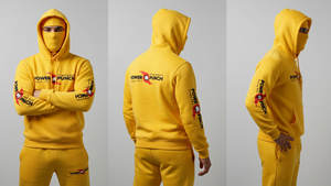 เสื้อฮู้ดดี้ผู้ชายคุณภาพสูง ผ้าฝ้าย 100% สำหรับฤดูหนาว แบบซิปปิดหน้าเต็มตัว พร้อมพิมพ์ลายดิจิทัล โลโก้สั่งทำได้ เหมาะสำหรับกิจกรรมกลางแจ้ง - Product Image 2