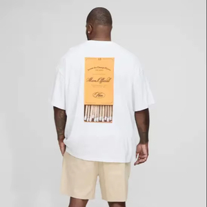 Camiseta de Hombre WOX WEAR 2026 Personalizada, 50 Colores, 260g, 100% Algodón, Sólida, Ecológica, Transpirable, de Corte Holgado, Cuello Redondo, de Secado Rápido - Product Image 1