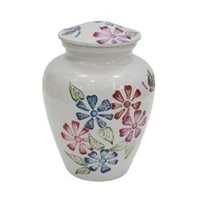 Token Urn Mother Pearl Metal Esmalte Acabado Aluminio Brillante Urna de cremación Recuerdo funerario Urnas de cenizas humanas - Product Image 4