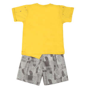 Traje de Manga Corta para Niño 6B-43 - Amarillo - Product Image 4