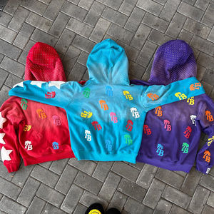 Sudadera con Capucha para Hombre, 100% Algodón, con Cierre, Diseño Vintage Lavado y Decolorado por el Sol, con Logotipo Personalizado, Tejido Térmico - Product Image 5