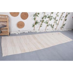 3.4x11 ft Vintage <b>Rug</b>, <b>Runner</b> Turkish <b>Rug</b>, Beige Patchwork <b>Rug</b> - Product Image 4