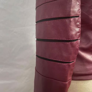 Chaqueta de cuero de moto para mujer personalizada Chaqueta de cuero de moda para mujer Chaqueta sólida para mujeres y niñas Fabricante de Pakistán - Product Image 4