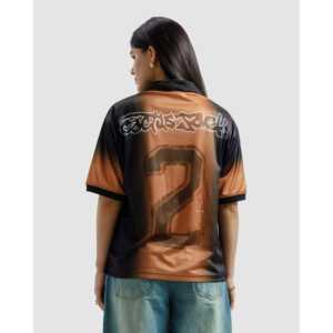 เสื้อฟุตบอลอเมริกัน Youth Cactus Jack ผ้าโพลีเอสเตอร์ตาข่ายระบายอากาศ ปักโลโก้แบบเย็บ  ลายซับลิเมชั่น ผลิตในปากีสถาน - Product Image 5