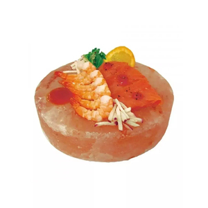 Placa de sal rosa de roca de alta calidad, precio barato, placa de cocina de sal del himalaya, forma redonda - Product Image 6