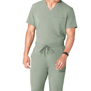 Uniforme Médico de Hospital para Hombre, Transpirable y Elástico, de Alta Calidad, Tela de Pana, Personalizable, Venta al Por Mayor - Product Image 2