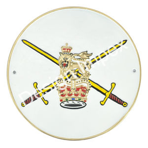 Meilleure vente Plaque personnalisée forme ronde gros panneau mural décoratif en fonte d'aluminium finition personnalisée montage mural plaque rétro - Product Image 3