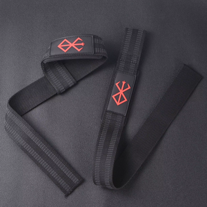 Sangles de musculation confortables en néoprène rembourré avec logo personnalisé, sangles réglables pour la musculation et le bodybuilding, sécurité en salle de sport - Product Image 1
