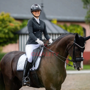 Tapis de selle de cheval anglais de haute qualité respirant durable doublure douce conception ergonomique confortable idéal pour la compétition - Product Image 6