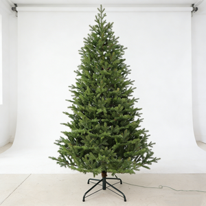<span class=keywords><strong>Sapin</strong></span> de Noël artificiel pré-éclairé pour l'intérieur et l'extérieur, <span class=keywords><strong>sapin</strong></span> réaliste avec lumières <span class=keywords><strong>LED</strong></span> blanc chaud, support métallique, résistant aux intempéries - Product Image 1
