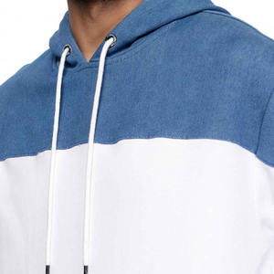 Sudaderas con Capucha Bordadas de Invierno de Dos Tonos y Múltiples Paneles para Hombre, Transpirables, Resistentes al Viento, Hechas Profesionalmente, de Manga Larga con Cordón - Product Image 3