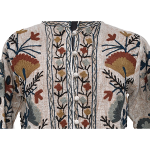 Veste Coton TNT SUZANI Brodée Manteau Femme Respirant Doublure Coton Motif Floral Casual Hiver - Product Image 3