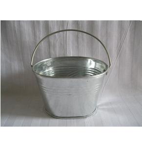 กระถางต้นไม้โลหะชุบสังกะสีสำหรับตกแต่งบ้านในฟาร์ม - Product Image 2