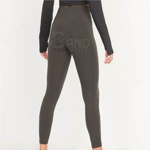 Leggings de tejido de punto transpirables de cintura alta/Baja elásticos de secado rápido de diseño personalizado para mujer más vendidos al por mayor - Product Image 2