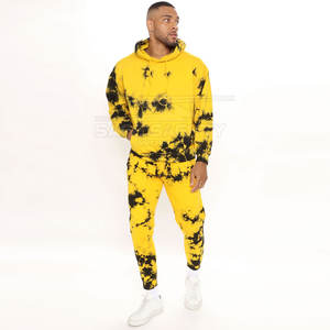 ชุดวอร์ม2ชิ้นของผู้ชายสำหรับฤดูหนาวมีฮู้ดและกางเกงจ๊อกกิ้งระบายอากาศได้ดีมีโลโก้ออกแบบได้ตามต้องการ - Product Image 1