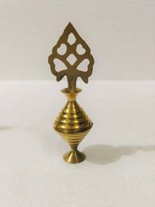 Caja de delineador de Ojos de latón de estilo tradicional para mujer, bote de almacenamiento de polvo de ojos Natural, contenedor de maquillaje de Metal de estilo religioso Surmedani M - Product Image 4