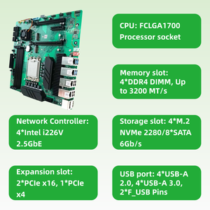Tarjeta Madre Z690 MATX para Escritorio, Compatible con Core I7/I3, RAM DDR4 de Doble Canal de hasta 128GB, NVMe M.2 y SATA, Gráficos Integrados - Product Image 2