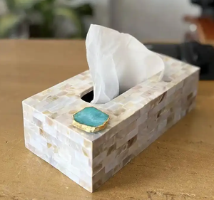 Boîte à mouchoirs en résine et en MOP à prix très bon marché Dernière boîte à mouchoirs en résine disponible - Product Image 5