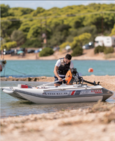 Vente chaude AIRCAT 2.85m 3.35m Bateau à rames gonflable pour Touring Pêche Plongée-Qualité pour les amateurs de sport