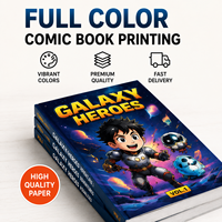 Impression de bandes dessinées en couleur, couverture rigide ou souple personnalisée, manga, roman graphique, OEM, ODM