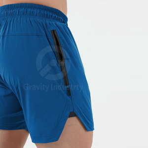 Pantalones Cortos Deportivos para Hombre, Estilo Moderno, Color Sólido, Casuales, de Alta Calidad, Secado Rápido, Transpirables, Poliéster/Algodón Premium - Product Image 4