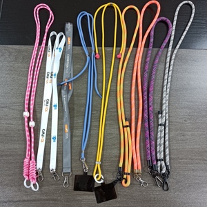 สายคล้องโทรศัพท์อเนกประสงค์ 120 ซม. สายคล้องแบบไขว้สำหรับปีนเขา สายคล้องโทรศัพท์แบบถักหลากสี แข็งแรง ป้องกันการสูญหาย - Product Image 6