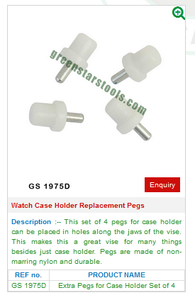 GREEN STARS SA PVT LTD GS 1975D Nylon Outils de bijouterie Support de boîtier de montre Chevilles de remplacement pour bijoux - Product Image 2