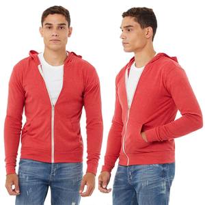 Sweat à capuche zippé pour homme en polaire Eversoft (tailles régulières et grandes tailles) – Sweat léger à fermeture éclair pour le printemps - Product Image 1