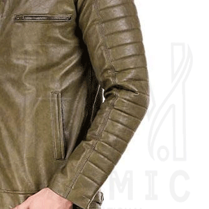 Disponible en el precio más vendido Chaqueta de cuero para hombre 100% Chaquetas de cuero de lona completamente personalizadas - Product Image 6