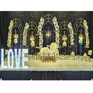 Encantadores soportes de Metal para boda para decoración de escenario arcos de Metal modernos/soportes para boda Boda occidental arco de Metal para escenarios - Product Image 1
